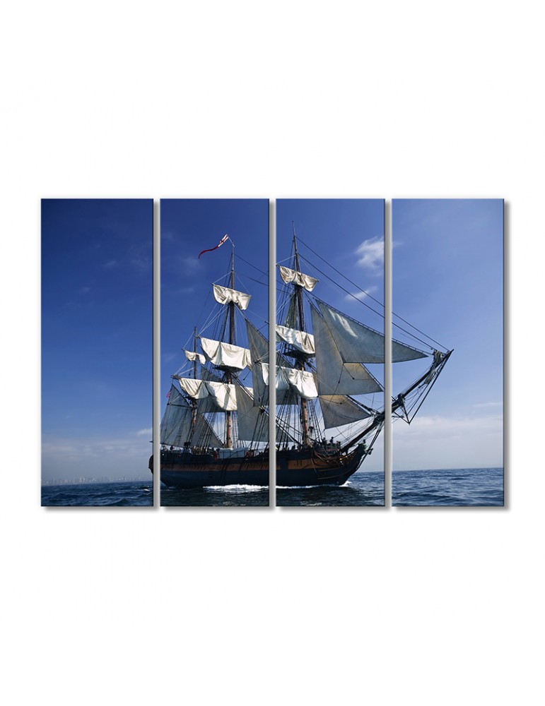 

Модульная картина Artel «Парусник Галеон» 4 модуля 80x120 см