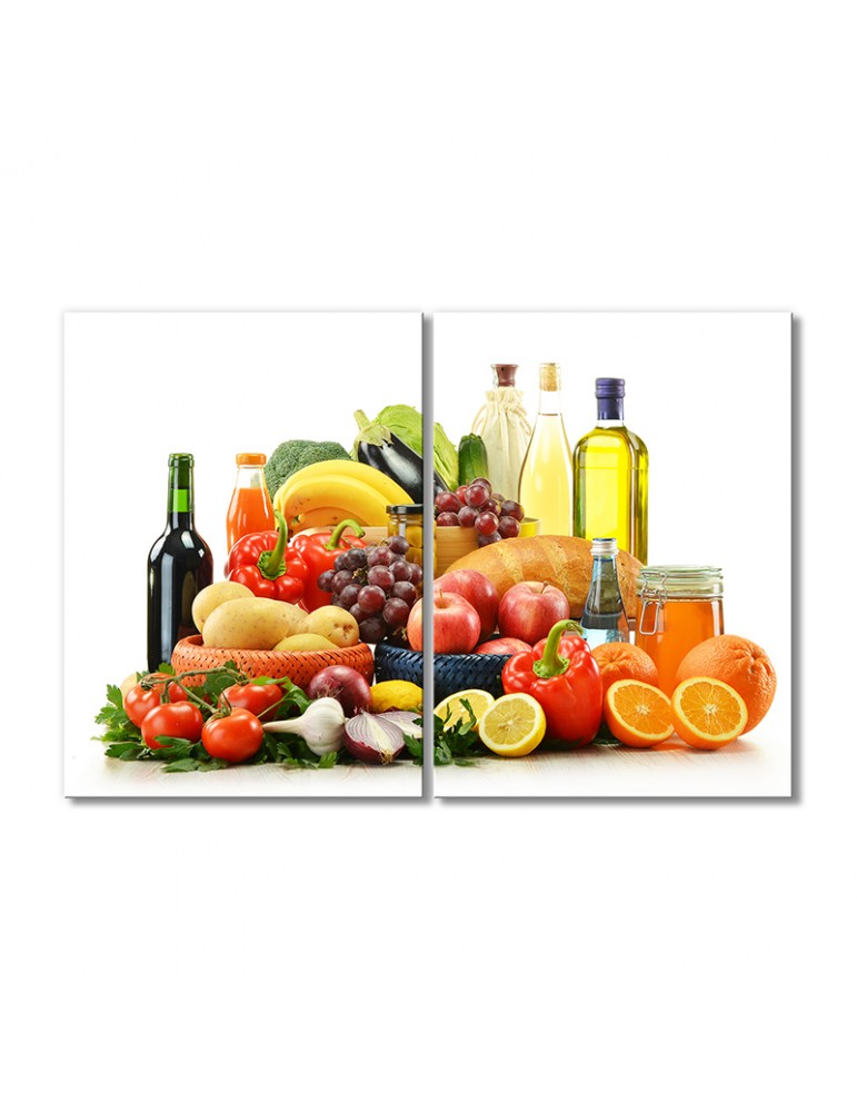 

Модульная картина Artel «Продукты для правильного питания» 2 модуля 90x135 см