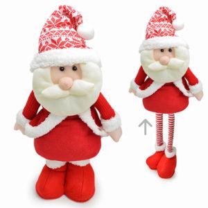 

Новогодняя мягкая игрушка тянучка Дед Мороз игрушечный "Santa" 65*22*10 см