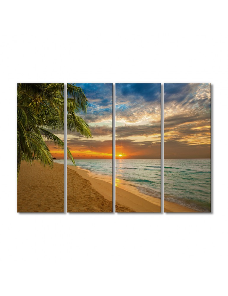 

Модульная картина Artel «Пляж и море» 4 модуля 80x120 см
