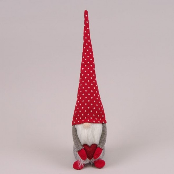 

Фигурка новогодняя мягкая Гном 46 см. Flora 44493 (NAT07296)