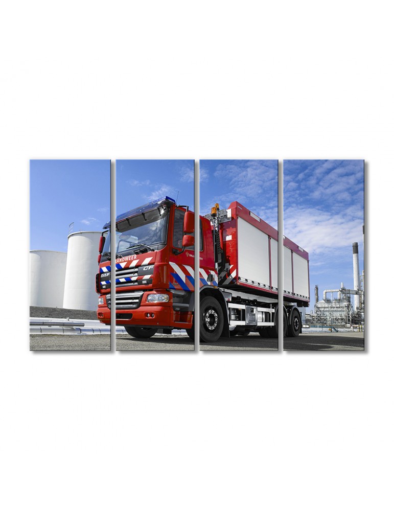 

Модульная картина Artel «Пожарная машина DAF CF75 6x2 2001» 4 модуля 70x105 см