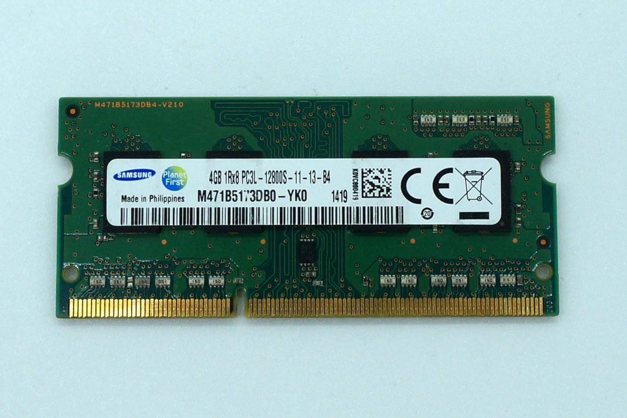 Модуль памяти SODIMM Samsung 4GB 1Rx8 PC3L-12800S-11-13-B4 DDR3L ...