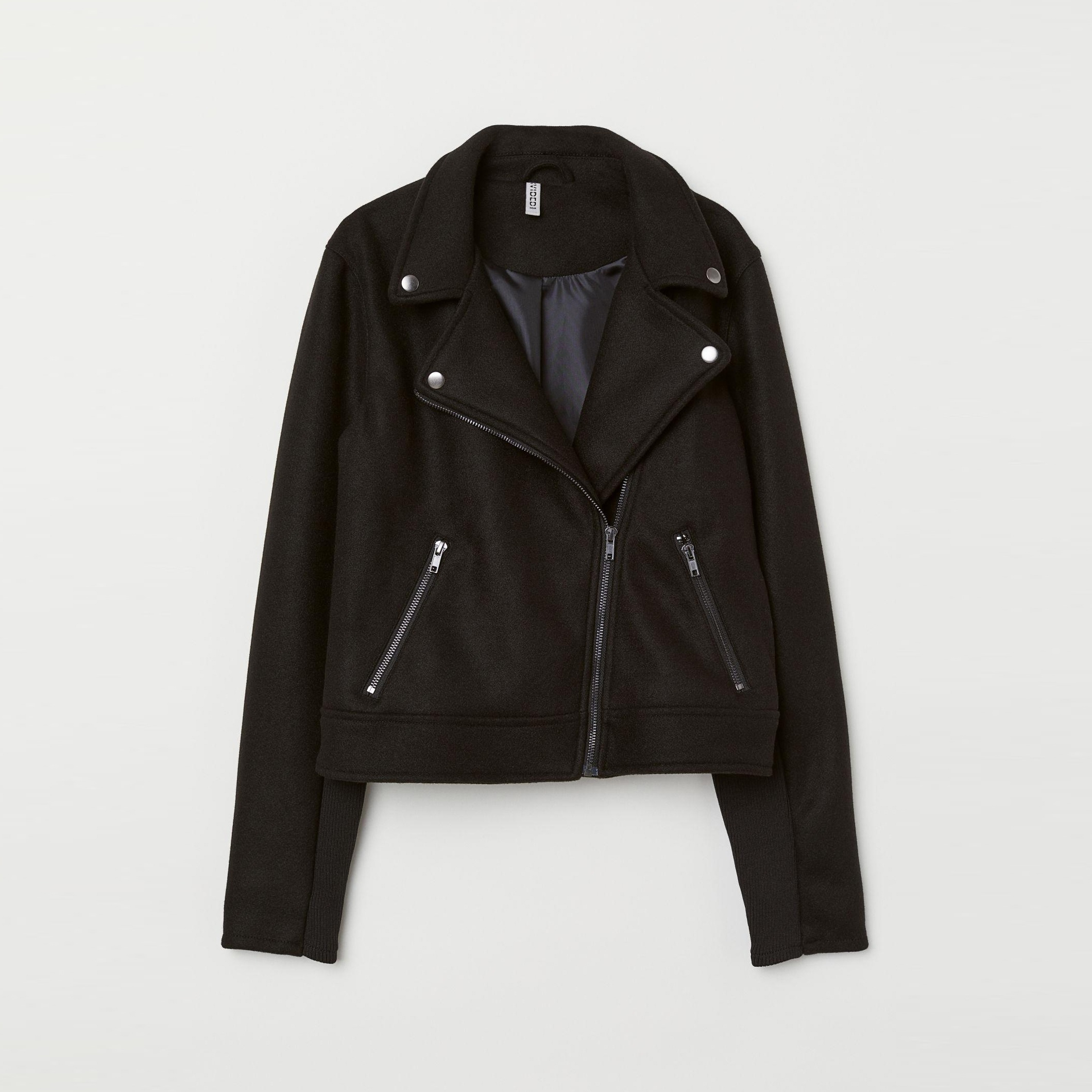 

Полупальто H&M 03689422  Черное, Полупальто H&M 03689422 46 Черное