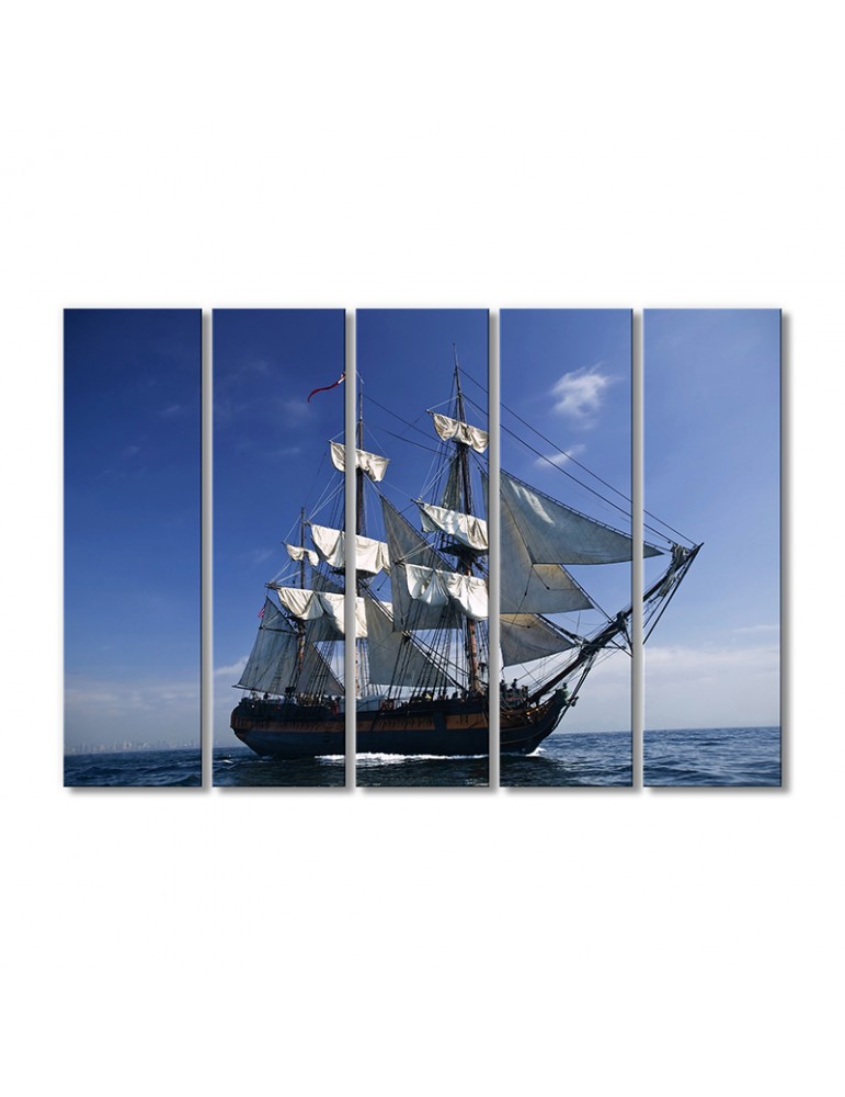 

Модульная картина Artel «Парусник Галеон» 5 модулей 120x180 см