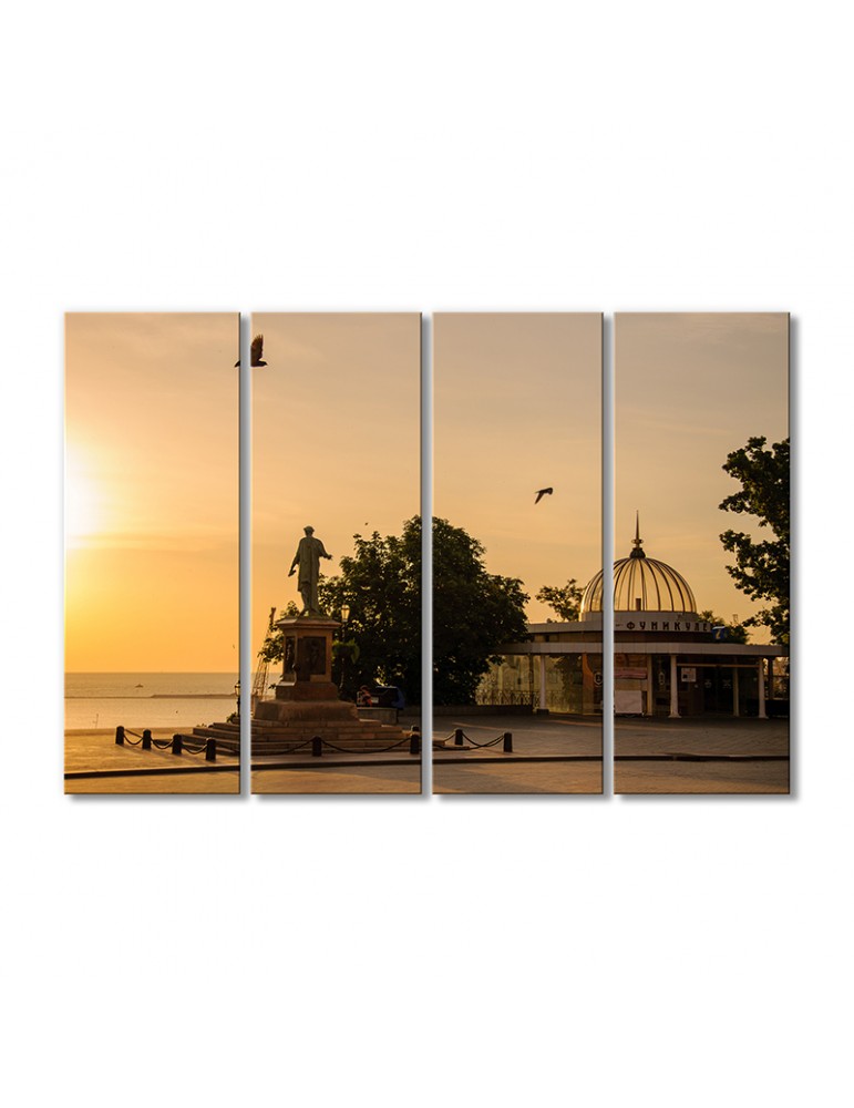 

Модульная картина Artel «Памятник Дюку де Ришелье и Фуникулер» 4 модуля 120x180 см