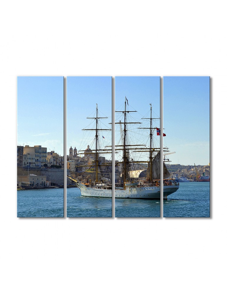 

Модульная картина Artel «Парусник» 4 модуля 80x120 см