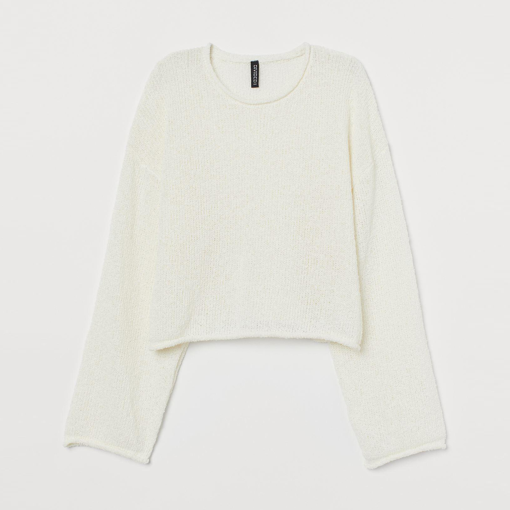 

Джемпер H&M XAZ207363RQZZ XS Молочный