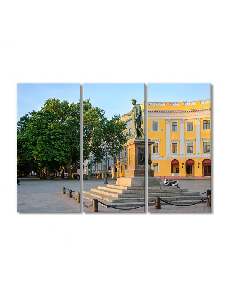 

Модульная картина Artel «Ранее утро с Дюком де Ришелье» 3 модуля 80x120 см