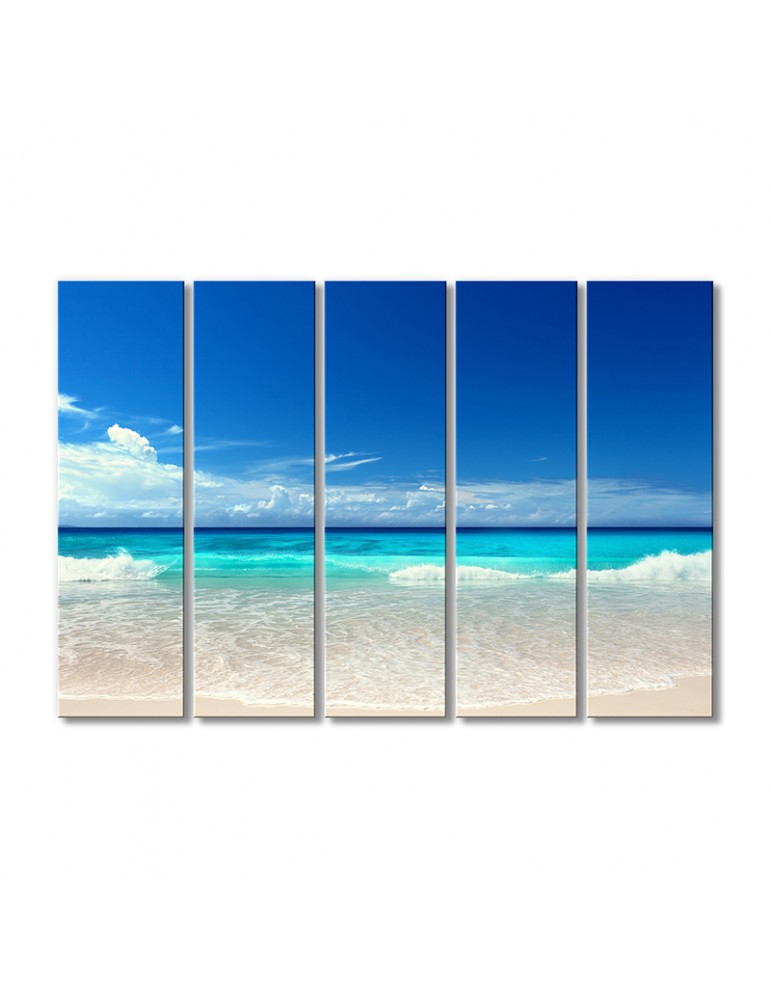 

Модульная картина Artel «Пляж и море» 5 модулей 120x180 см