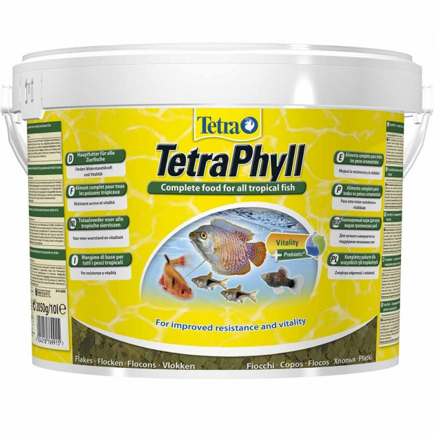

Корм для рыб Tetra Phyll Flakes 10 л/ 2,05 кг 769915/133136