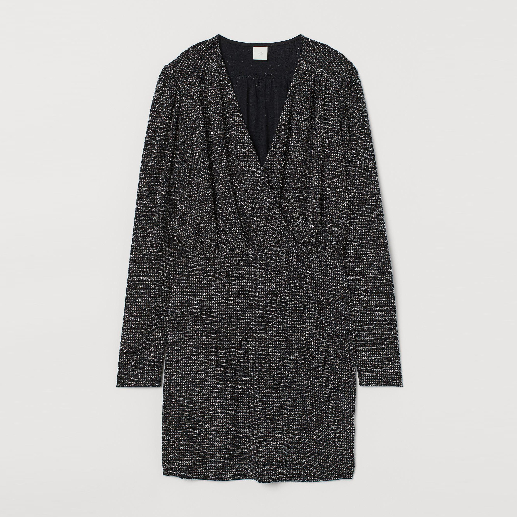 

Платье H&M XAZ205463ETOA M Черное с разноцветным