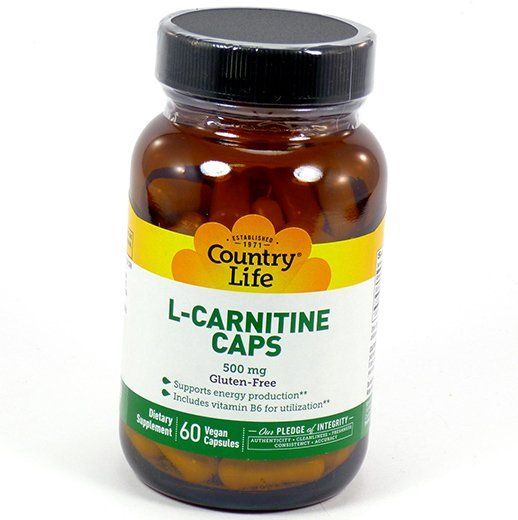 

Карнитин, L-carnitine, Country Life 60вегкапс (02124005)