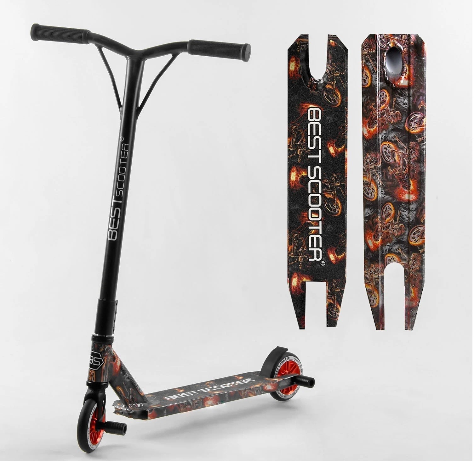 

Самокат трюковый 48009 Best Scooter (1) HIC-система, ПЕГИ, алюминиевый диск и дека, колёса PU, d=110мм