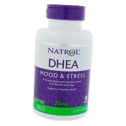 

ДГЭА, Дегидроэпиандростерон, DHEA 25, Natrol 90таб (72358023)