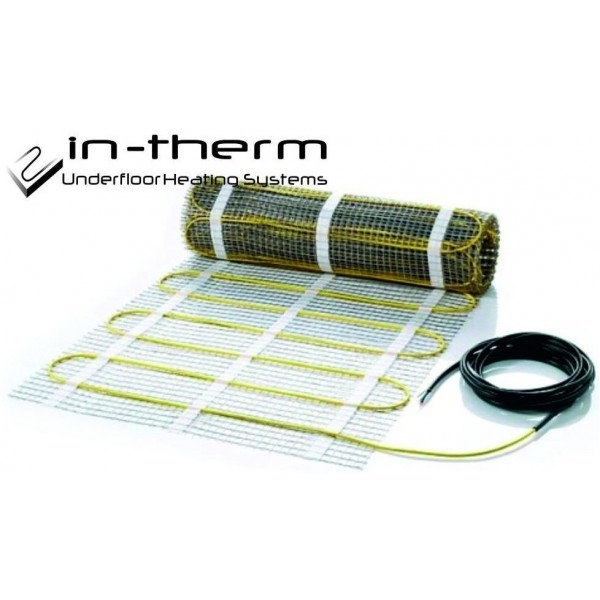 

Нагревательный мат In-Therm 1.4 кв.м, 270 Вт под плитку