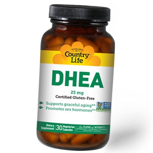 

ДГЭА, Дегидроэпиандростерон, DHEA 25, Country Life 30вегкапс (72124019)