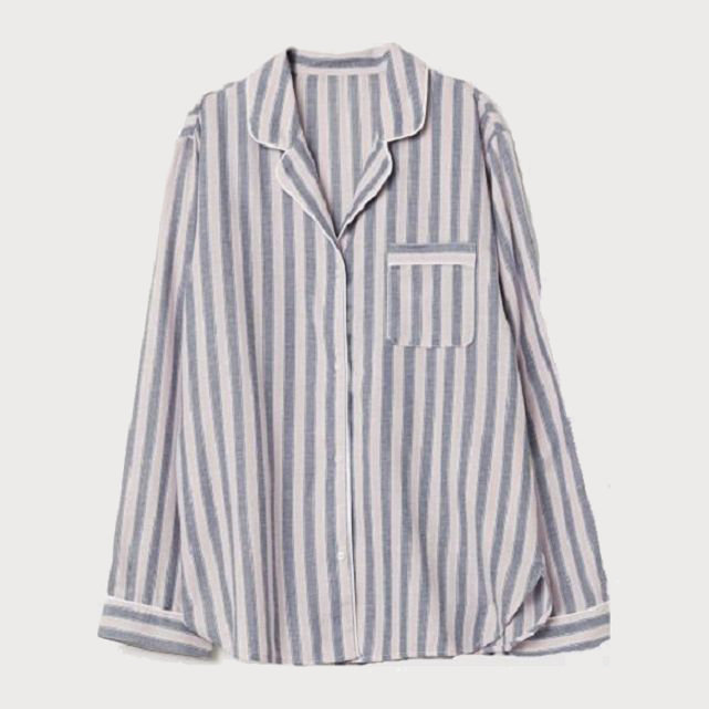 

Пижамная рубашка H&M 0634386 8 XS Розовая
