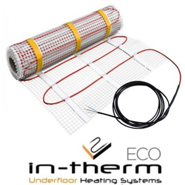 

Нагревательный мат In-Therm Eco 4.8 кв.м, 760 Вт под плитку