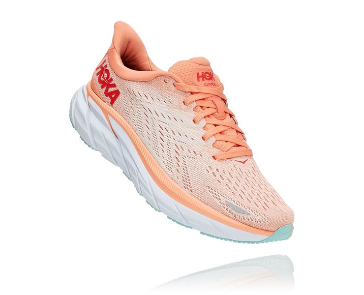 

Женские кроссовки для бега HOKA ONE ONE W CLIFTON 8 1119394 CANTALOUPE / SILVER PEONY 2021 40 (EU) 25 (CM) 8 (US)