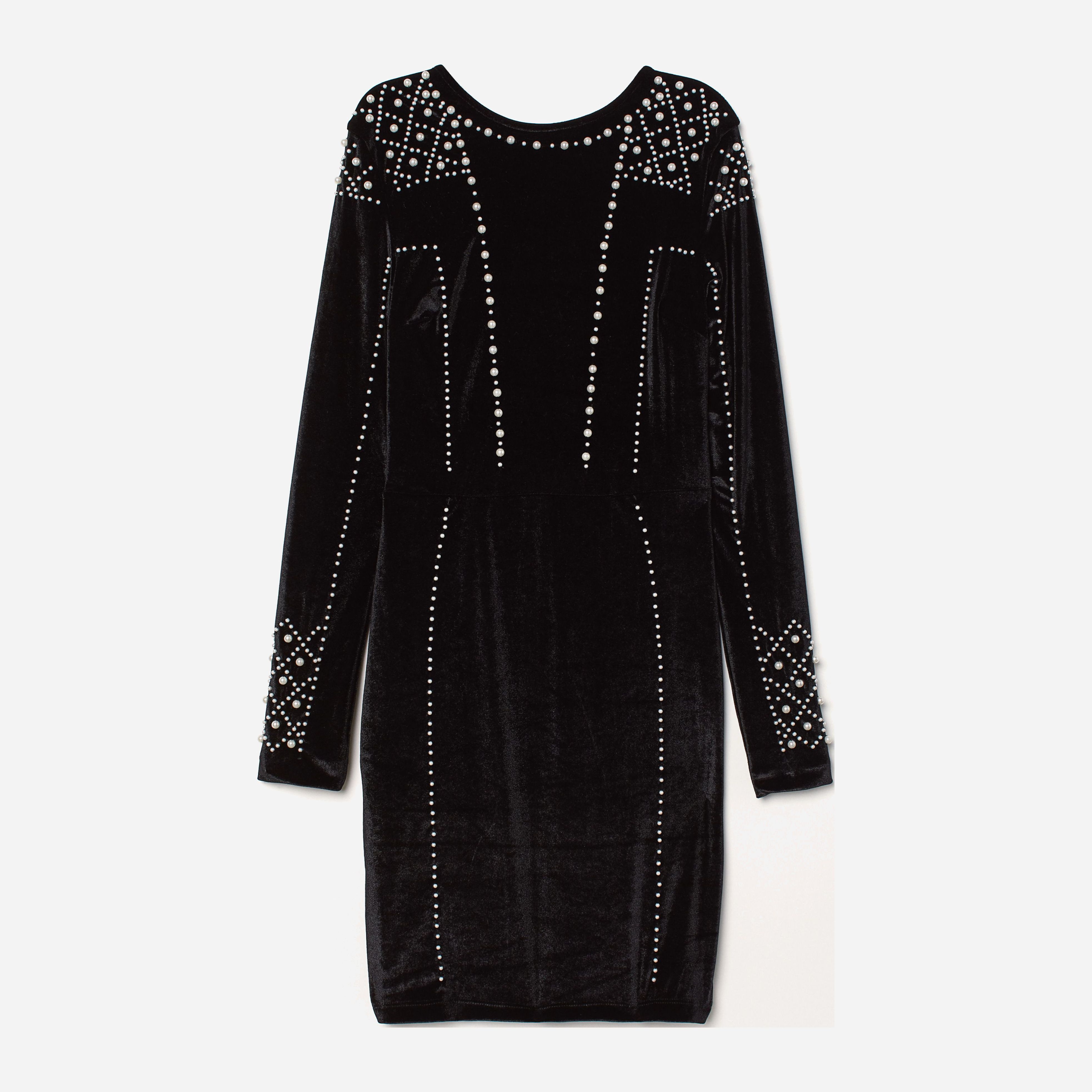 

Платье H&M XAZ181079RYPU  Черное с белым, Платье H&M XAZ181079RYPU 36 Черное с белым