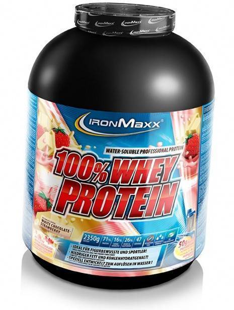 

Сывороточный протеин, 100% Whey Protein, IronMaxx 2350г Банан-йогурт (29083009)