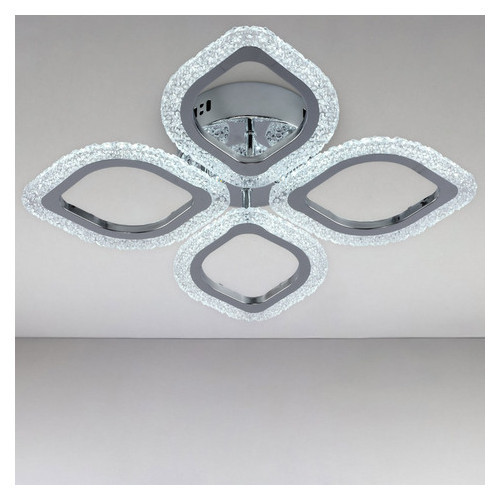 

Потолочная led люстра с пультом 56W Sirius DIMMER LI8407/4B CR 56W
