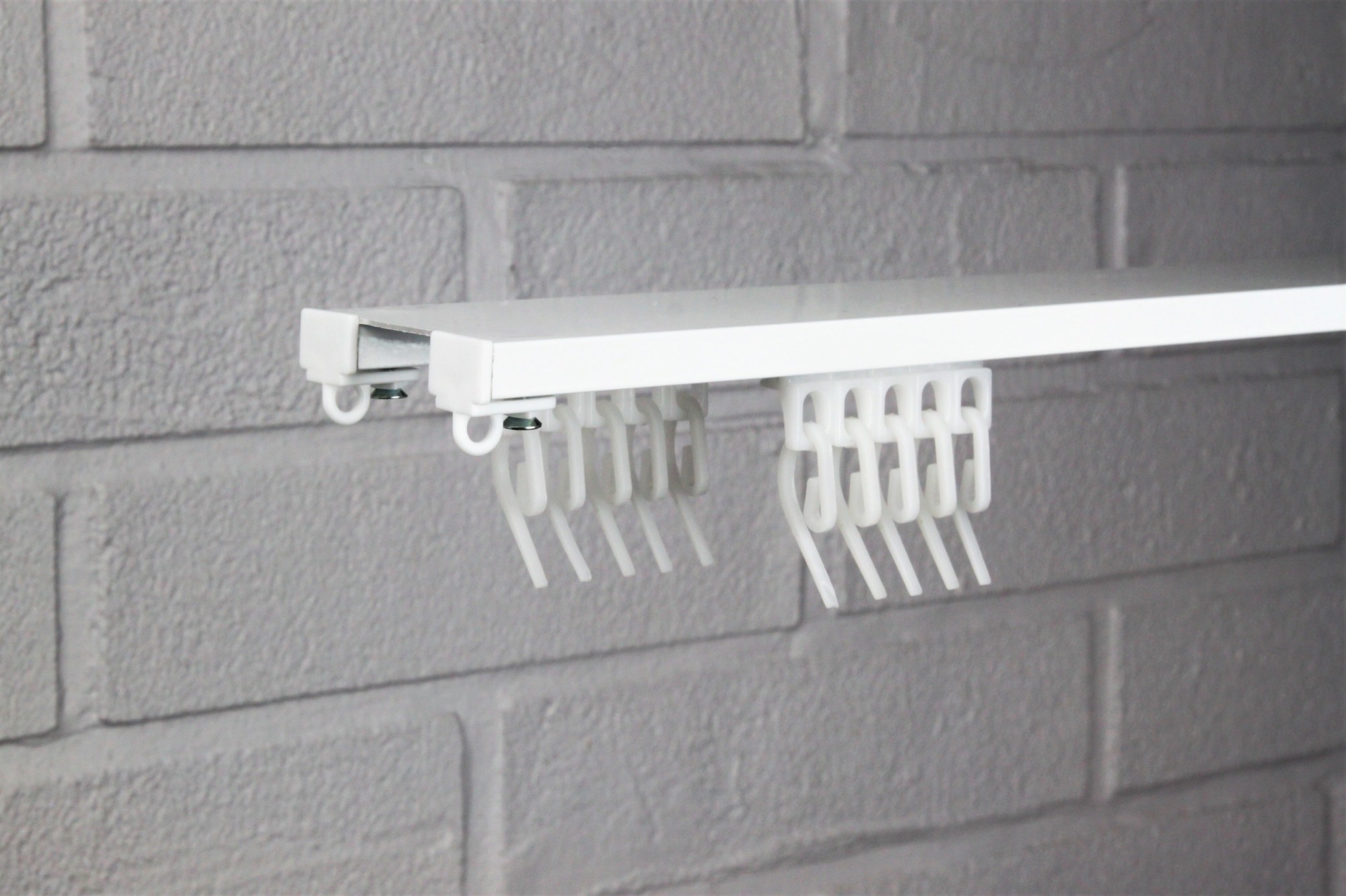 

Карниз стельовий 2-рядний Homs Decor Євро 290 см білий.