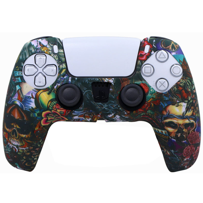 

Силиконовый чехол Honson для джойстика PS5 Dualsense граффити Devil (HS-PS5315I)