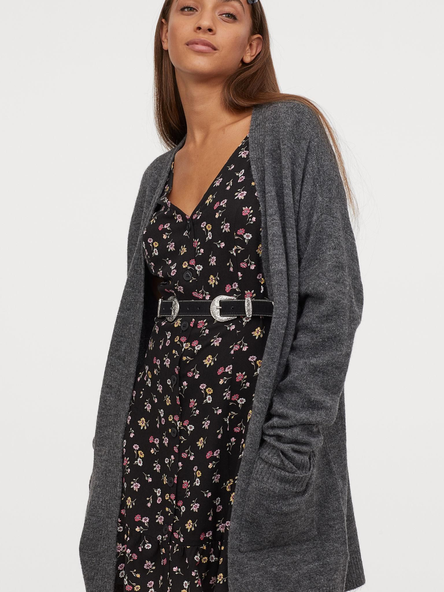 

Кардиган H&M XAZ160441JOBJ  Темно-серый, Кардиган H&M XAZ160441JOBJ S Темно-серый