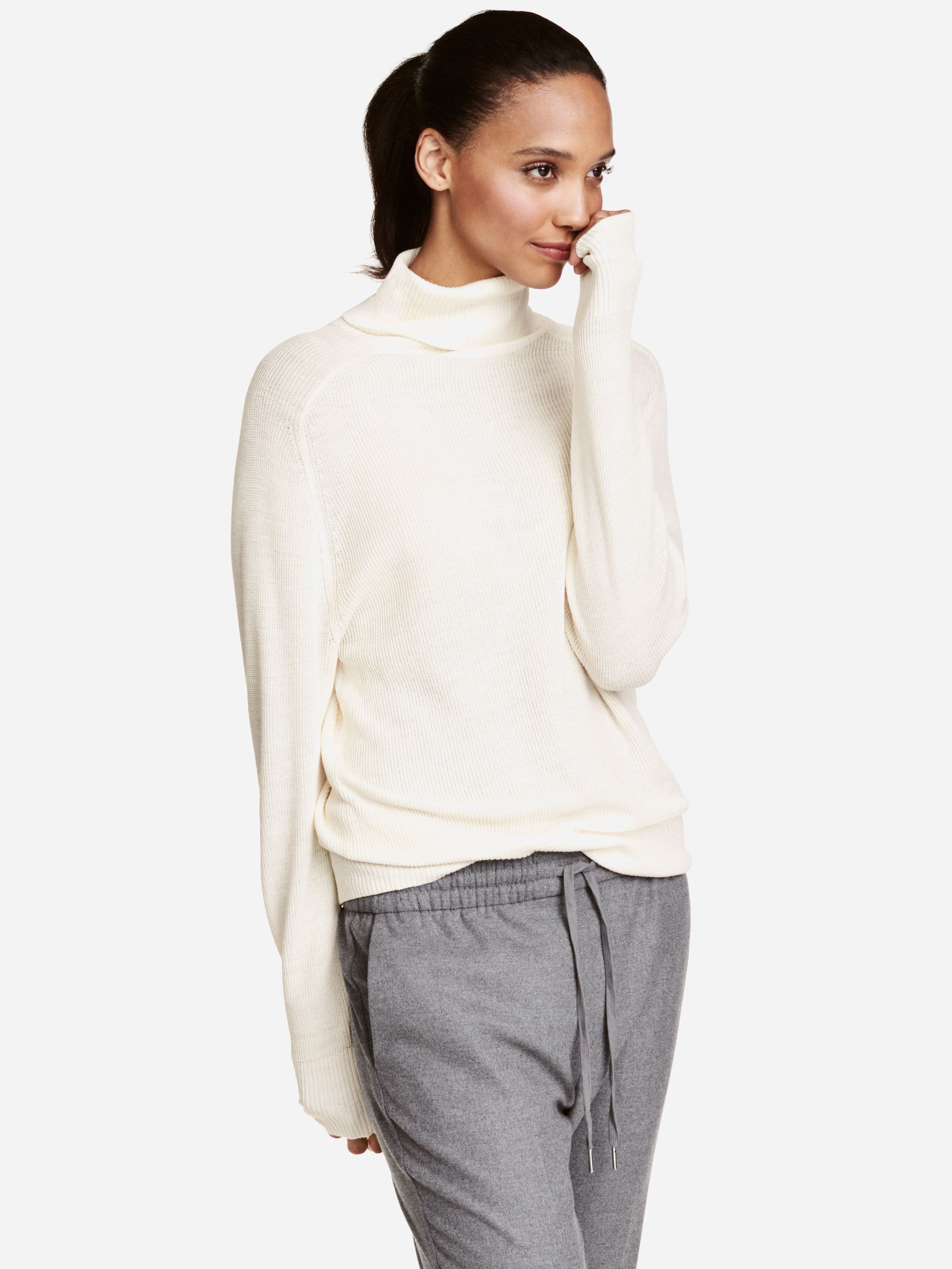 

Свитер H&M XAZ155824QVVA XL Молочный