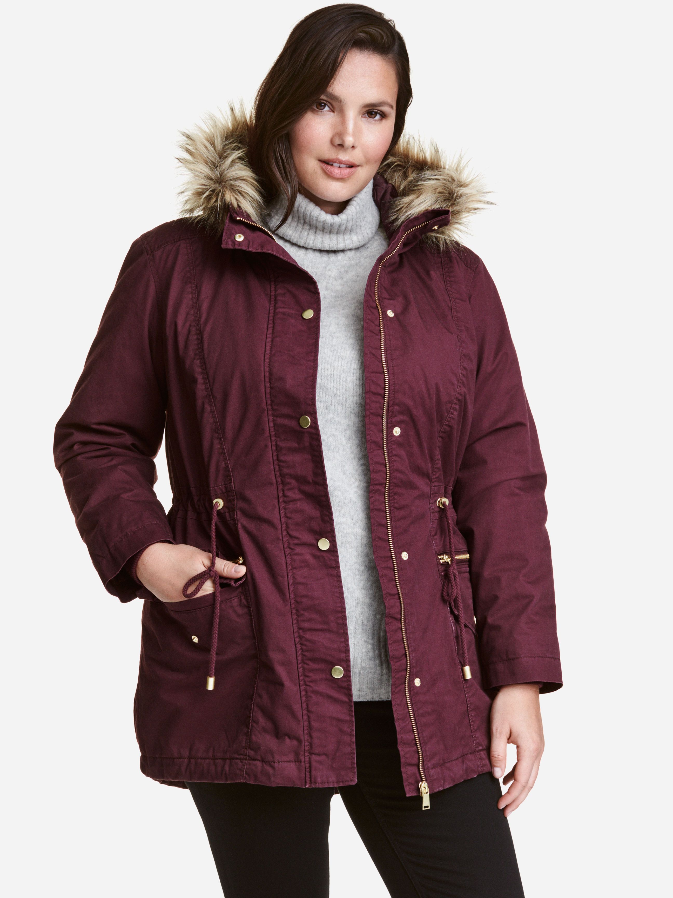 

Парка H&M XAZ181079BOWB  Темно-красная, Парка H&M XAZ181079BOWB 46 Темно-красная