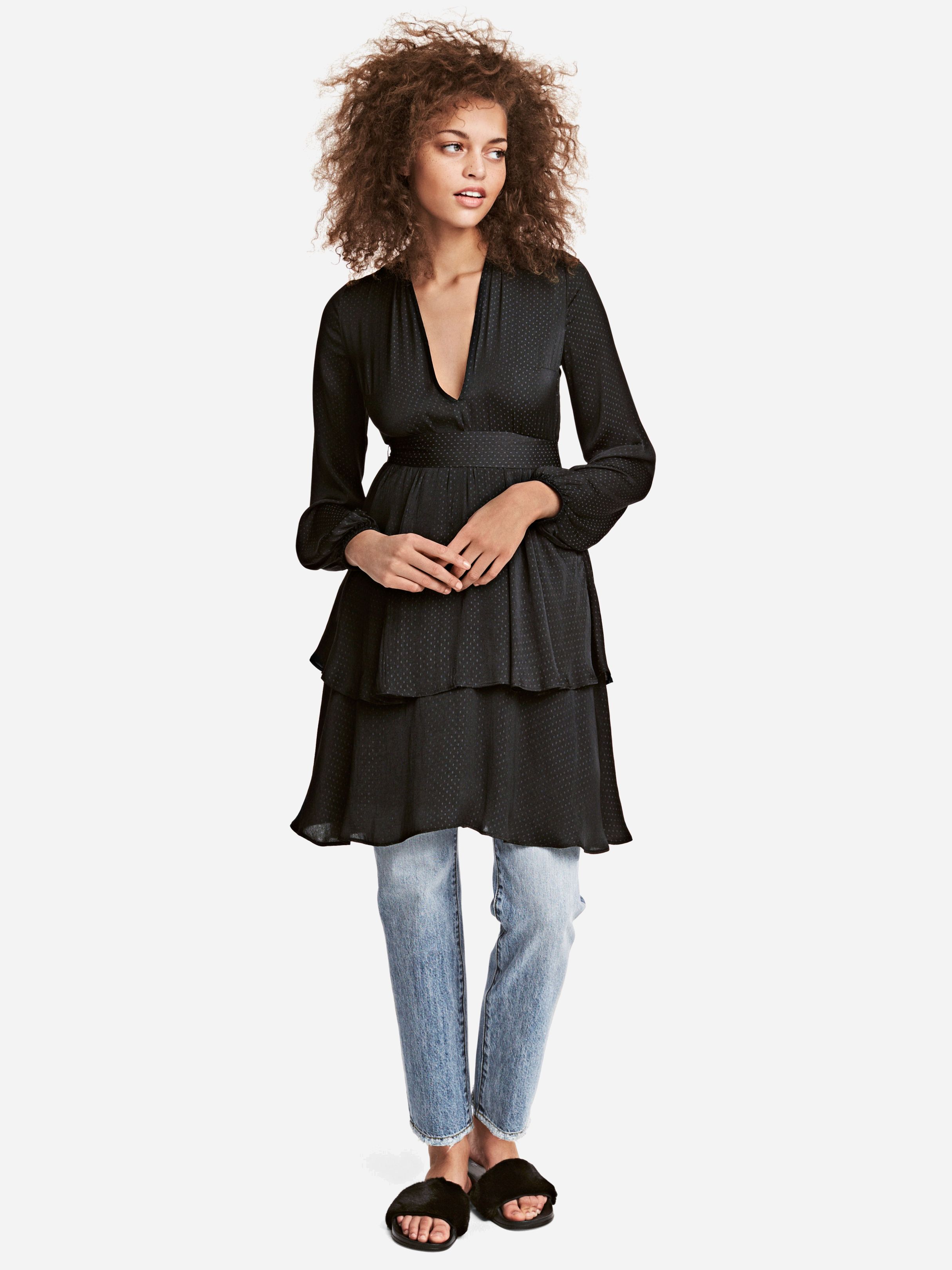 

Туника H&M XAZ068795SAPQ  Черная, Туника H&M XAZ068795SAPQ 38 Черная