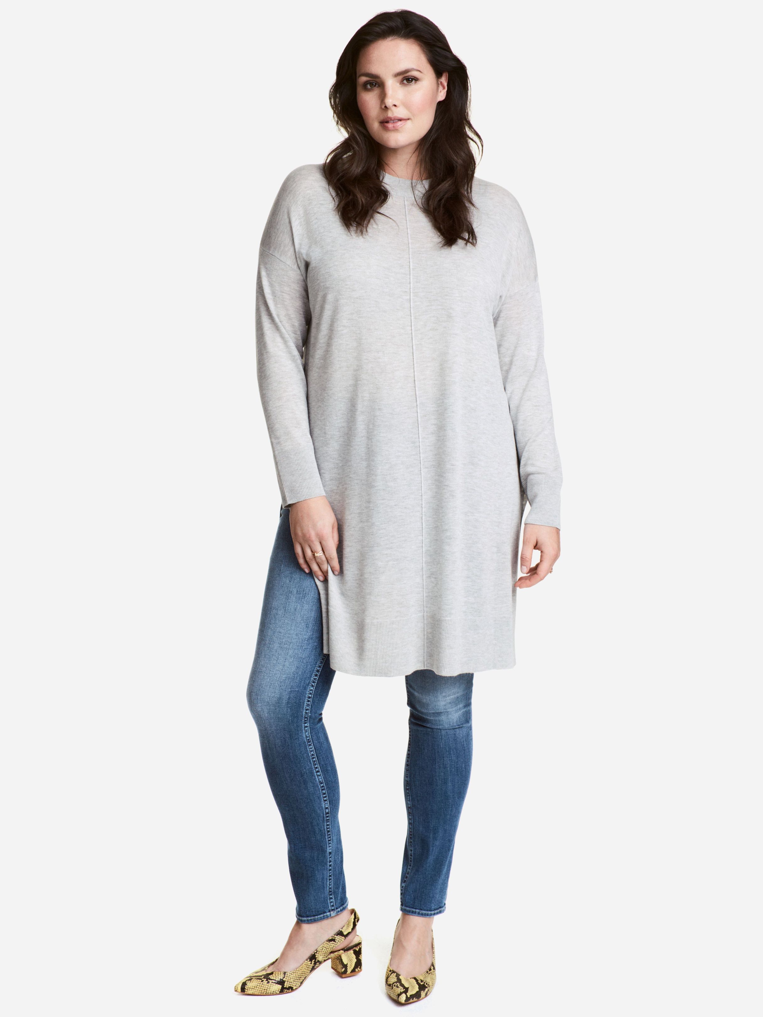 

Туника H&M XAZ155824BDLD 2XL Серая