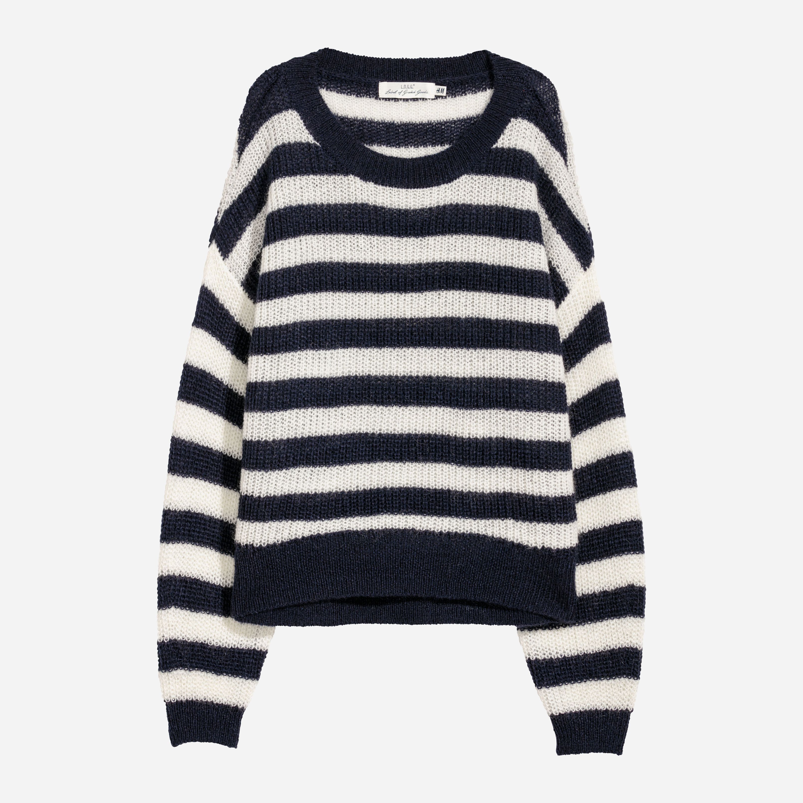 

Джемпер H&M XAZ074447ICMH S Темно-синий с белым