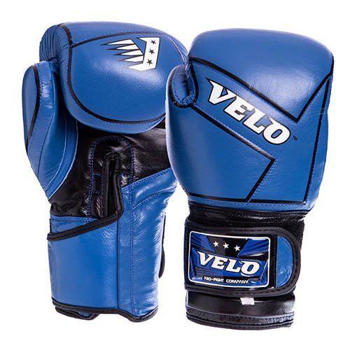 

Перчатки боксерские VL-2218 Velo 12oz Синий (37241039)