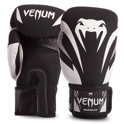 

Перчатки боксерские Impact 03284 Venum 14oz Черно-белый (37470003)