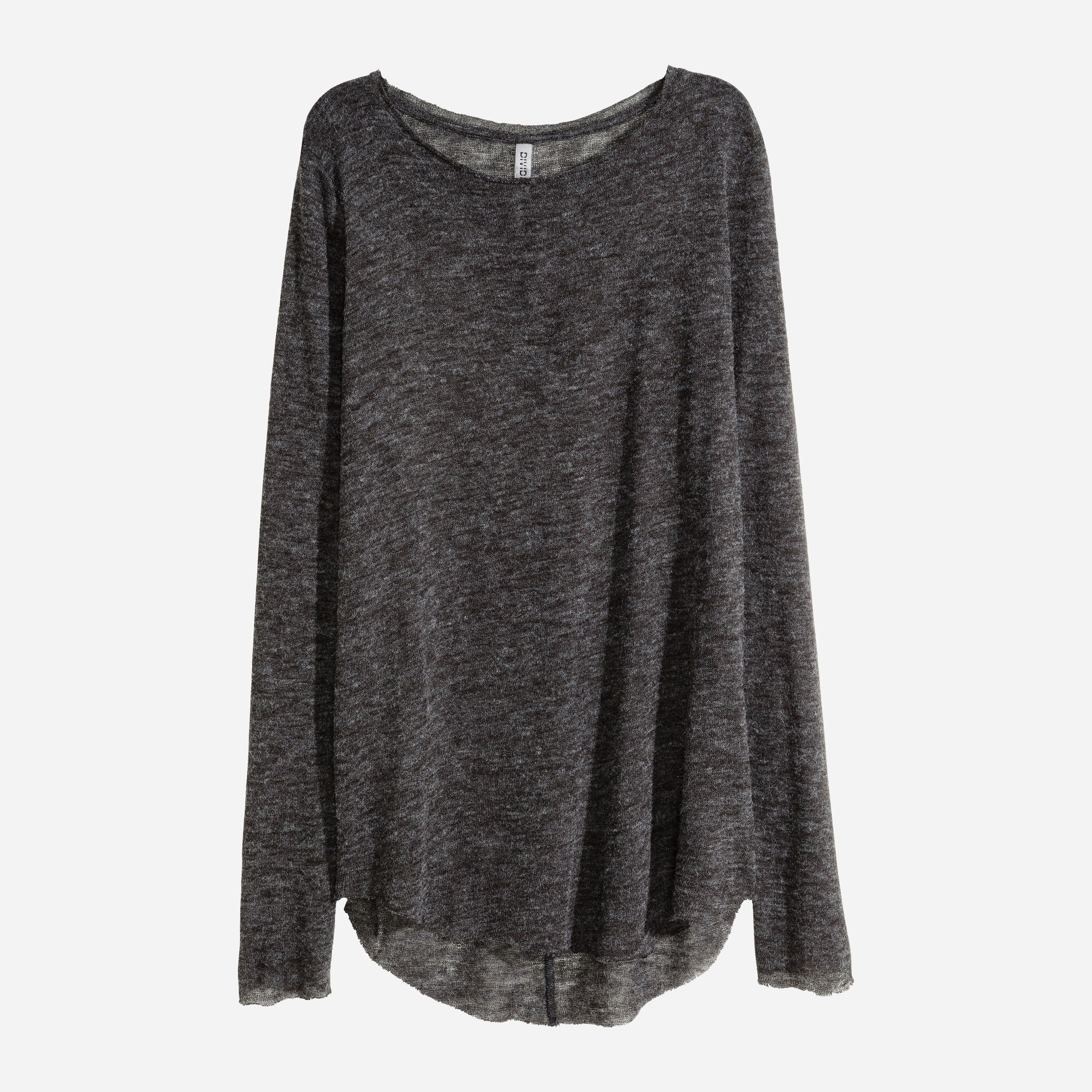 

Лонгслив H&M XAZ083966MHCI  Темно-серый, Лонгслив H&M XAZ083966MHCI S Темно-серый