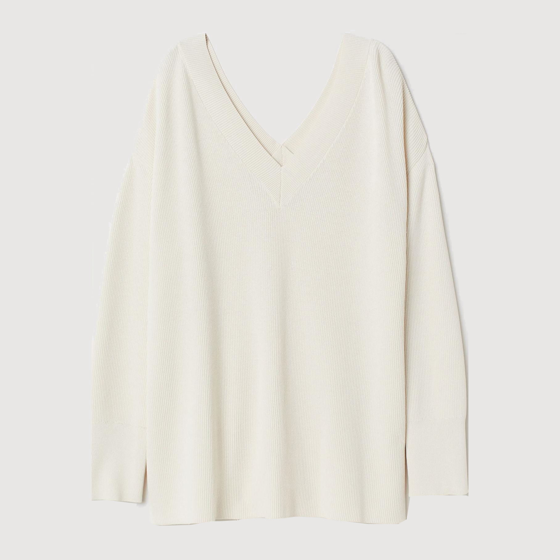 

Пуловер H&M XAZ145632IOQD  Молочный, Пуловер H&M XAZ145632IOQD L Молочный