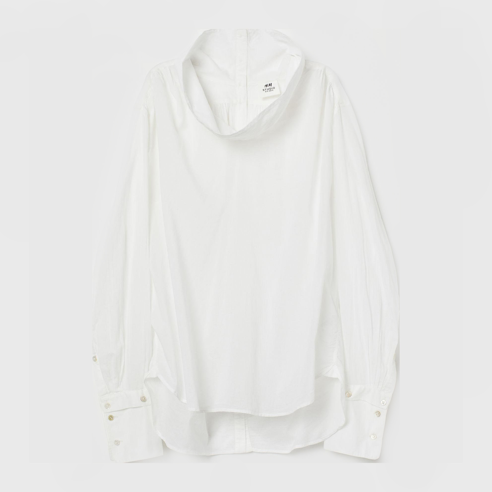 

Блузка H&M XAZ145790AOFN  Белая, Блузка H&M XAZ145790AOFN 36 Белая