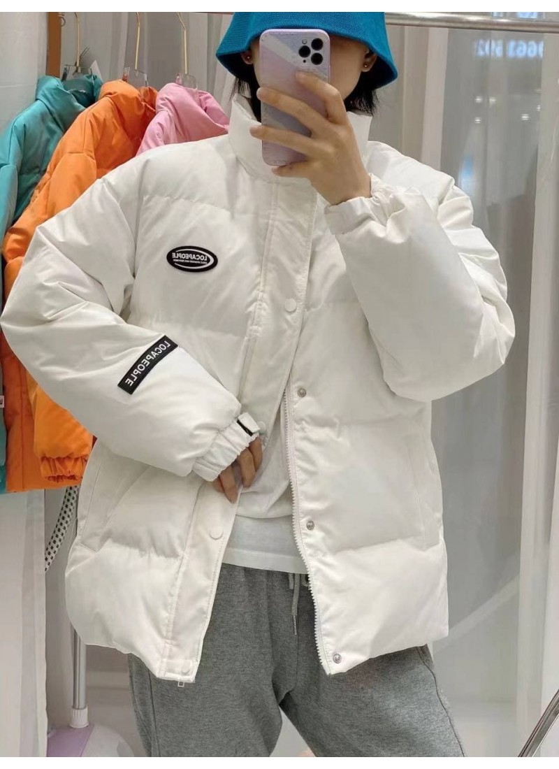 

Пуховик матовый воротник-стойка LOCA Modern Boutique белый, M ПУХ083