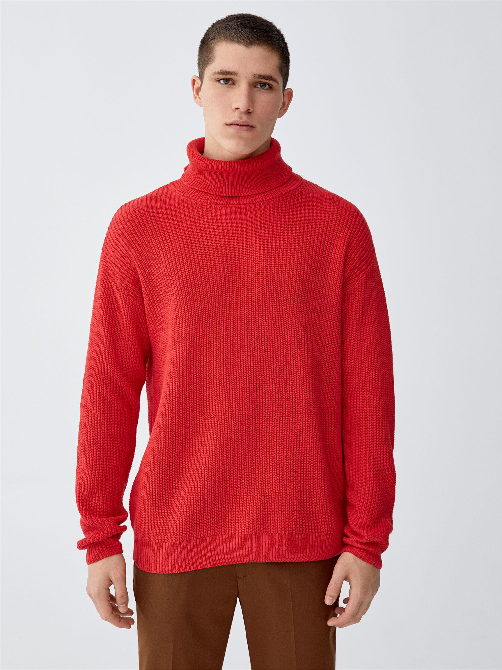 

Свитер Pull & Bear XAZ217282GIMU M Красный