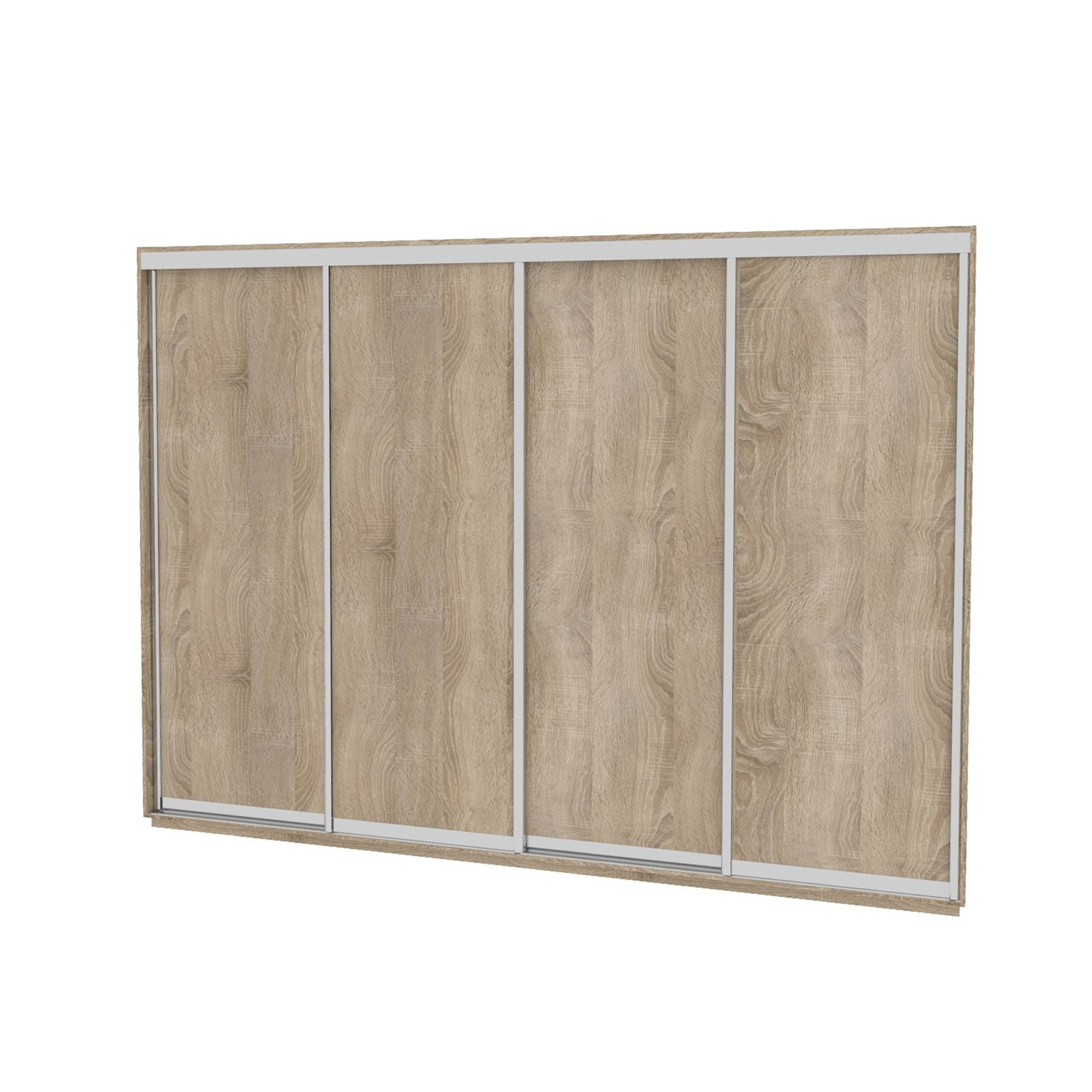 

Шкаф-купе Виват BH 406 — 4 двери (ДОМ) ДСП-Дуб сонома 400x60x240