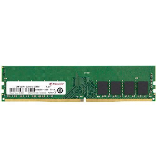 

Модуль памяти TRANSCEND DDR4 32Gb 3200Mhz (JM3200HLE-32G) (F00257730)