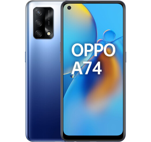 

Мобильный телефон OPPO A74 4/128Gb IPX4 NFC 5000 мАч + Чехол Midnight Blue