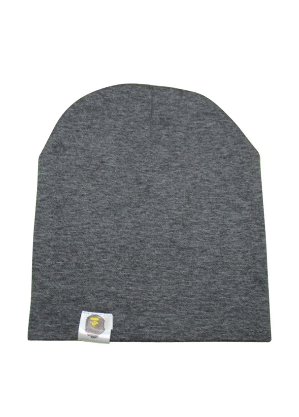 

Шапка Sweet Hats детям однотонная двойная 48 см графитовая (ОД-01-26)