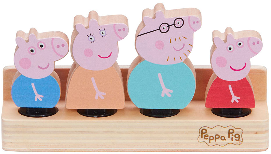 

Деревянный набор фигурок Peppa Pig Семья Пеппы (5029736076283)