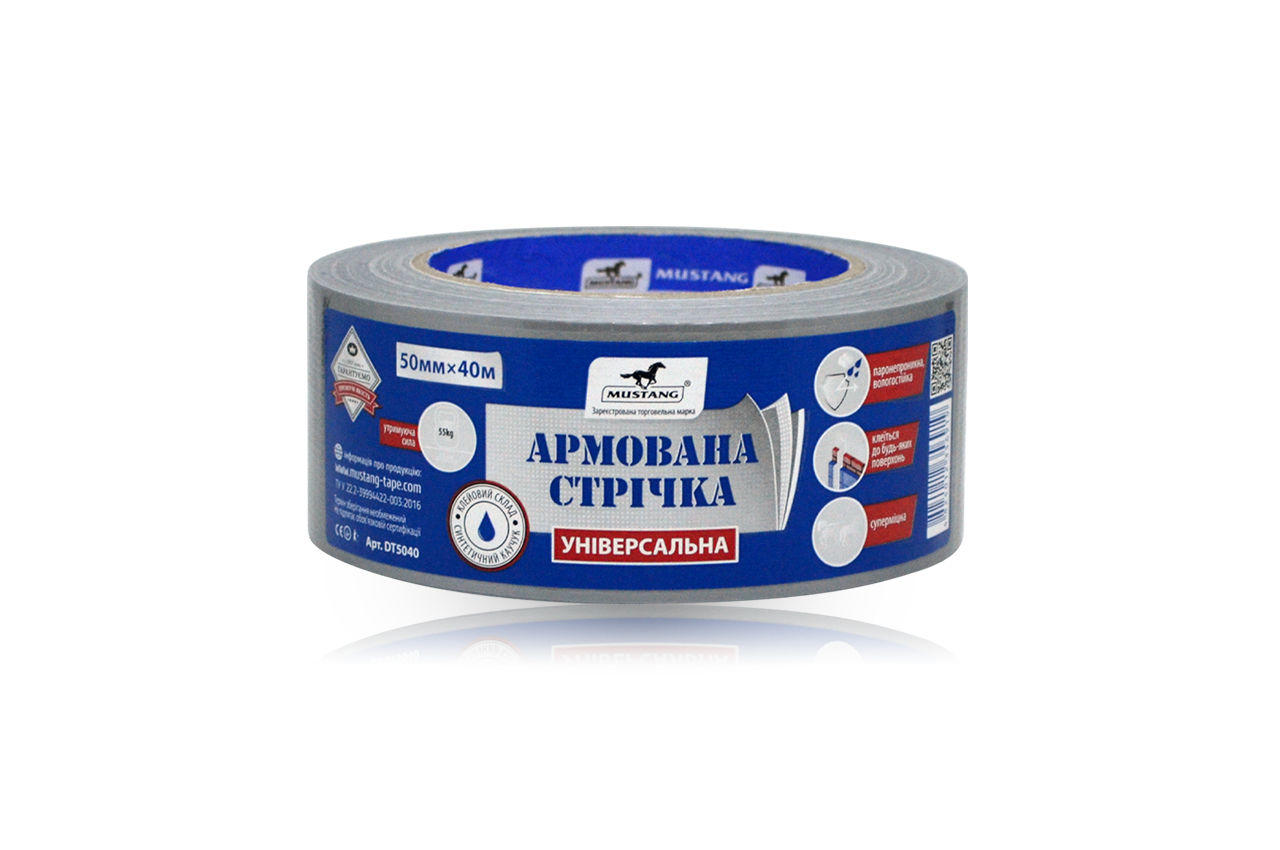 

Скотч армированный Mustang - 50 мм x 40 м (000059957)