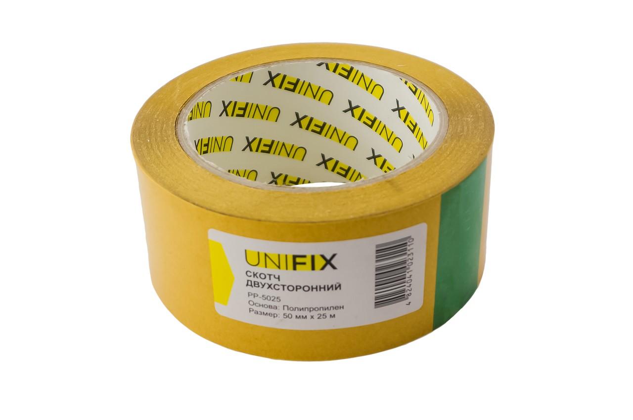 

Скотч двухсторонний Unifix - 50 мм x 25 м полипропилен (000068468)