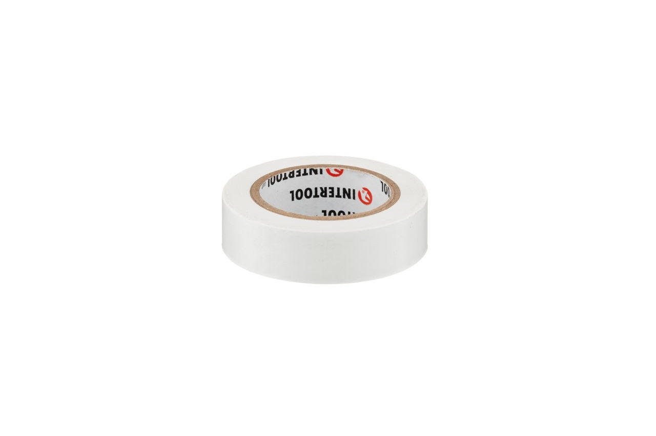 

Лента изоляционная Intertool - 25 м x 17 x 0,15 мм белая (000072954)